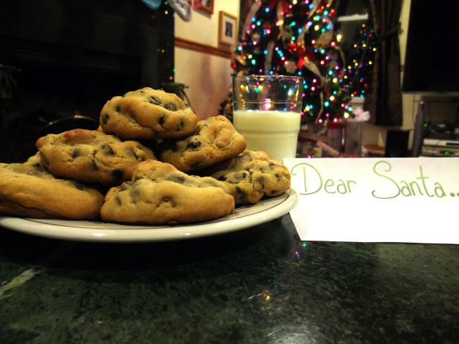 Chocolate Chip Walnut Cookies for Santa!